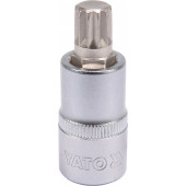 Головка YT-04344 торцевая с вставкой SPLINE 1/2", М12 YATO