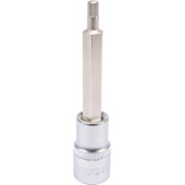 Головка YT-04351 торцевая с вставкой SPLINE 1/2", М6, L = 100 мм YATO