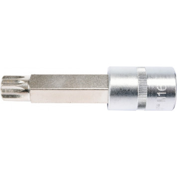Головка YT-04356 торцевая с вставкой SPLINE 1/2", М16, L = 100 мм YATO-1