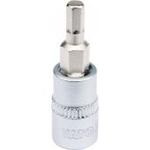 Головка YT-04371 торцевая c вставкой HEX 1/4", 4 мм YATO