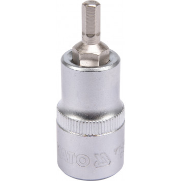 Головка YT-04381 торцевая c вставкой HEX 1/2", 5 мм YATO Головка YT-04381 торцевая c вставкой HEX 1/2", 5 мм YATO