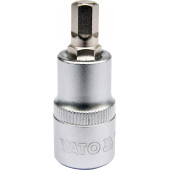 Головка YT-04384 торцевая c вставкой HEX 1/2", 8 мм YATO