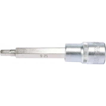 Головка YT-04392 торцевая c вставкой HEX 1/2", 6 мм, 100 мм YATO-1