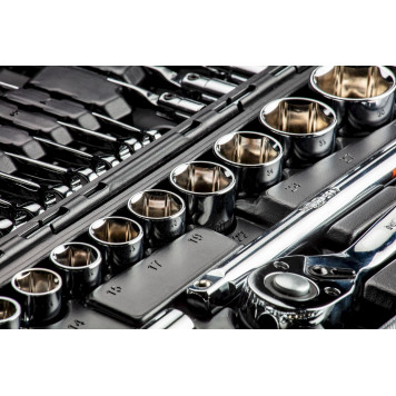 Набор 08-915 сменных головок 1/2", 1/4”, CrV, 77 шт. NEO-3