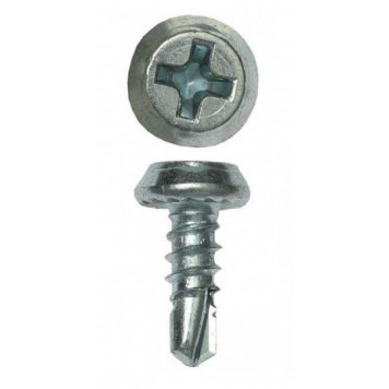 Саморез "блоха" 3,5х9,5 мм оцинкованный, уп 1500шт. Речицкий метизный завод