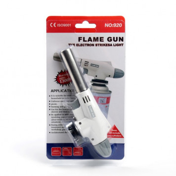 Горелка D7051 белая газовая пьезо (цанг) REFRESH MAX-3