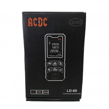 Дальномер T0151 лазерный LD-60 Дальность 60 м, питание ААА-1