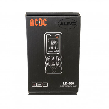 Дальномер T0153 лазерный LD-100 Дальность 100 м, питание ААА-1