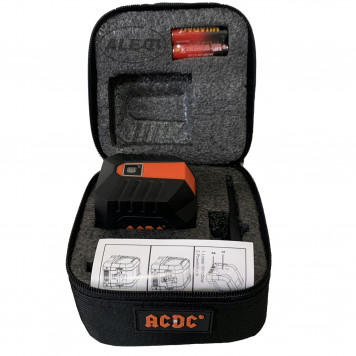 Уровень лазерный E0061 Зеленый 2 луча кейс, комплект батареек-5