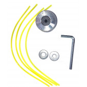 Катушка B0149-1 триммерная универсальная, алюминий, тип-паук №1 С резьбой (М10*1,25мм)