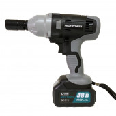 Гайковерт E0091 ударный 18B,CNT-18B 2х4.0Ач 600Нм патрон 1/2 дюйма 3000об/мин PROFIPOWER