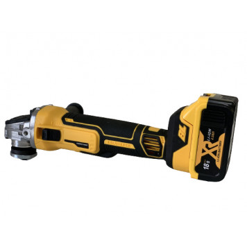 Угловая шлифмашина E0103 бесщеточная аккумуляторная 125 мм,18 В Li-ion 1х4,0 А/ч-1