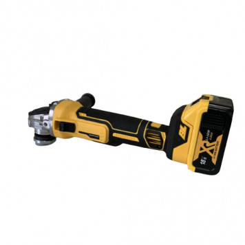 Угловая шлифмашина E0103 бесщеточная аккумуляторная 125 мм,18 В Li-ion 1х4,0 А/ч-4