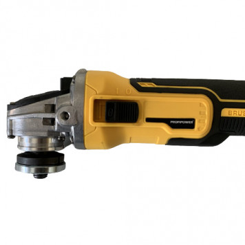 Угловая шлифмашина E0103 бесщеточная аккумуляторная 125 мм,18 В Li-ion 1х4,0 А/ч-7