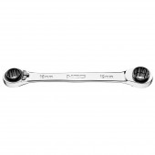 Ключ 09-794 с трещоткой 4в1, 16x17мм+18x19мм NEO