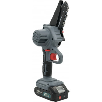 Пила цепная E0096 аккумуляторная 18MKGSD-18V Li-ion 2х2.0 Ач, шина 13 см, 28 звеньев-3