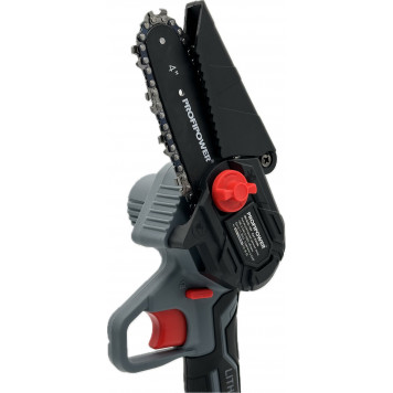 Пила цепная E0096 аккумуляторная 18MKGSD-18V Li-ion 2х2.0 Ач, шина 13 см, 28 звеньев-5