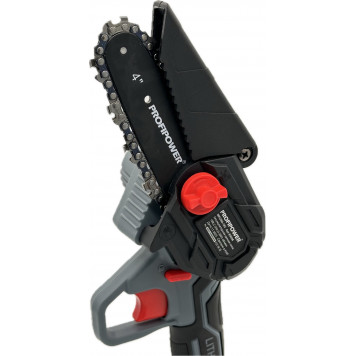 Пила цепная E0096 аккумуляторная 18MKGSD-18V Li-ion 2х2.0 Ач, шина 13 см, 28 звеньев-7