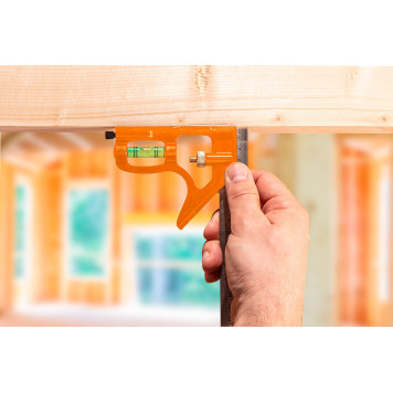 Линейка 72-125 с уровнем многофункциональная 30 см, нержавеющая сталь NEO-5