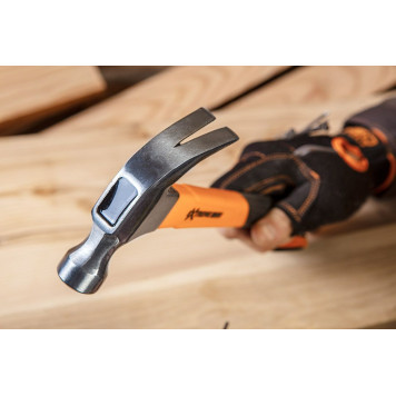 Молоток 25-132 плотничий 450 г, рукоятка из стекловолокна NEO-6