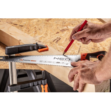 Ножовка 41-131 по дереву, 400 мм, 7TPI NEO-4