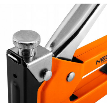 Степлер 16-032 мебельный 4-14 мм, сталь, скобы J NEO-1