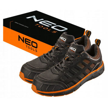 Кроссовки 82-092 рабочие размер 41, черно-оранжевые, S1, стальной подносок NEO-9
