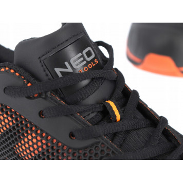 Кроссовки 82-096 рабочие размер 45, черно-оранжевые, S1, стальной подносок NEO-6