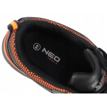 Кроссовки 82-097 рабочие размер 46, черно-оранжевые, S1, стальной подносок NEO-5