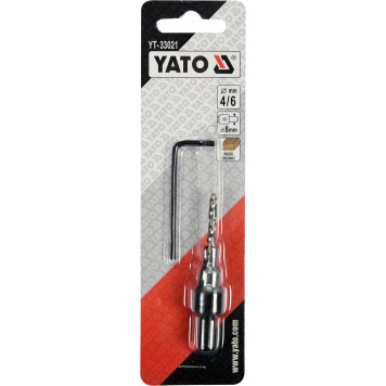 Сверло YT-33021 под конфирмат 4-6 мм YATO-2