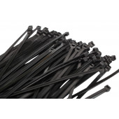 Хомут-стяжки ленточные 4*300 (3,6*300) черные уп100 шт