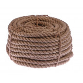 Канат джутовый крученый 19 мм, строительный, 100 м (бухта)