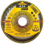 Круг отрезной EXTRA для металла KRONENFLEX A24 115х2,5 мм выпуклый 188461