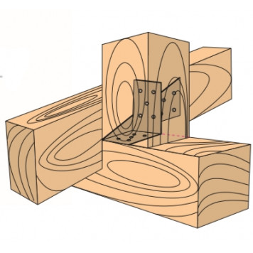 Соединитель универсальный LU 4 P 175х80х90х2,0 мм-1