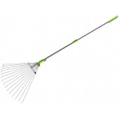 Грабли 0231-6 веерные раздвижные алюминиевые, телескопическая ручка ЦИ
