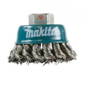 Щётка D-24153 для УШМ 60мм конусная плетённая М14 MAKITA