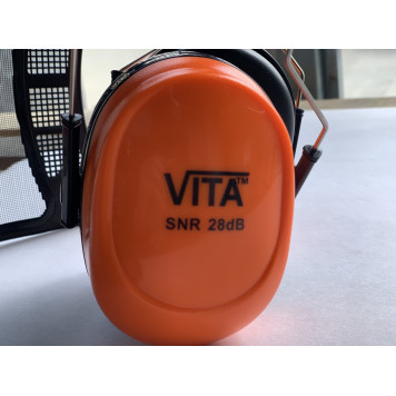 Маска защитная в сетку с наушниками ZW-0006-3