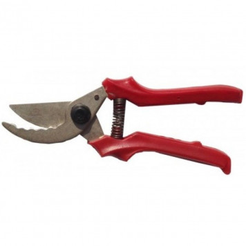 Секатор С-41-5Н зубчатый 220 мм, никелированное покрытие ГОРИЗОНТ