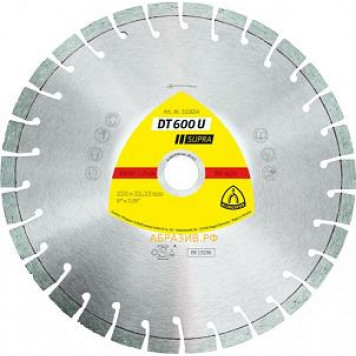 Диск SUPRA DT600U алмазный 180 х 22,23 / 2,6 х 9 мм СЕГМЕНТ KRONENFLEX 322633