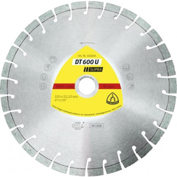 Диск SUPRA DT600U алмазный 230 х 22,23 / 2,6 х 9 мм СЕГМЕНТ KRONENFLEX 322634 Диск SUPRA DT600U алмазный 230 х 22,23 / 2,6 х 9 мм СЕГМЕНТ KRONENFLEX 322634