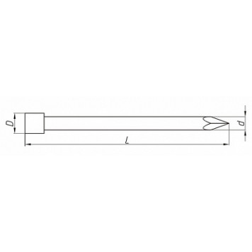 Гвозди финишные ЛАТУНЬ 1,4х40 мм, уп 1кг.-2