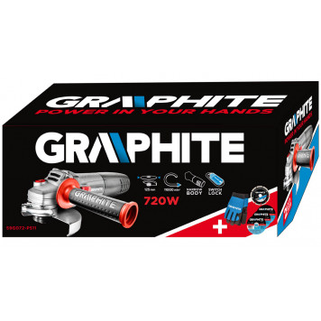 Угловая шлифмашинка 59G072 720 Вт, 125 мм Graphite-2