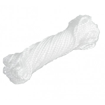 Нить крученая 3пр d=2,0 мм белая 50 м