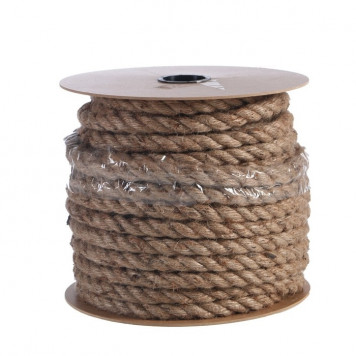 Канат джутовый крученый 20 мм, строительный, 100 м (бухта)-1
