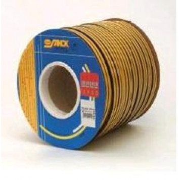 Уплотнительная лента D белая 9мм*7.5мм (50м.п)