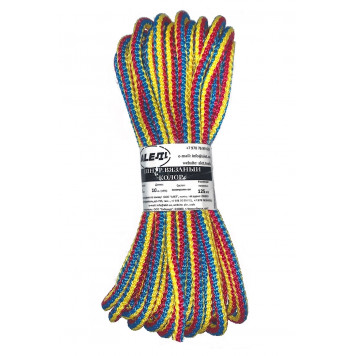 Шнур хозяйственный "Радуга" 8 мм, 10 м, ПП ALET