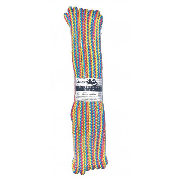 Шнур хозяйственный "Радуга" 10 мм, 10 м, ПП ALET
