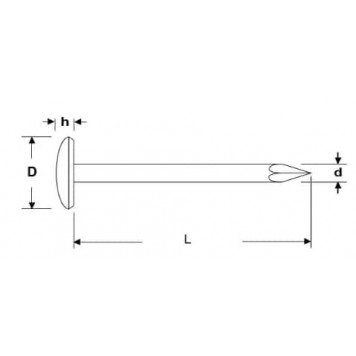 Гвозди шиферные 5.0х120 мм, уп 15кг.-2