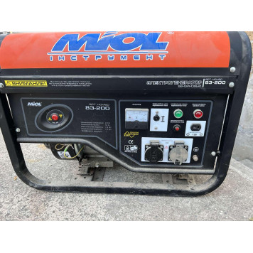 Аренда Генератор 83-200 бензиновый 2.8 кВт MIOL-1