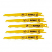 Полотно DT2356-QZ сабельное BiM по гипсокартону 152 мм, S628DF, 5 шт. DEWALT